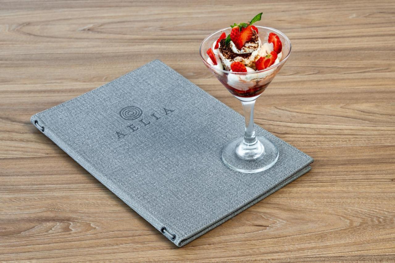 Aelia Luxury Suites Karterados  Esterno foto Menu
